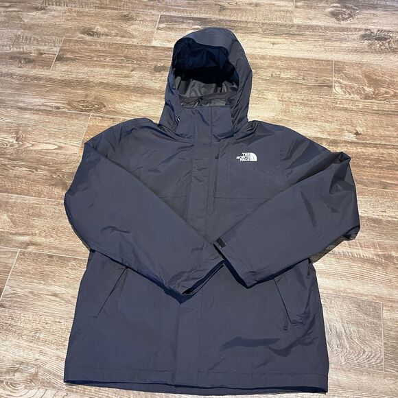 The North Face Other - The North Face Dryvent Mono Mountain Jacket Mens Medium Black Hooded Outdoor